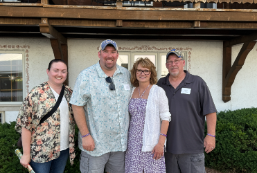 Monroe Little Golf and Grill event - the Colden family