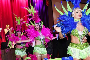 Saints Ball 2025 Samba dancers