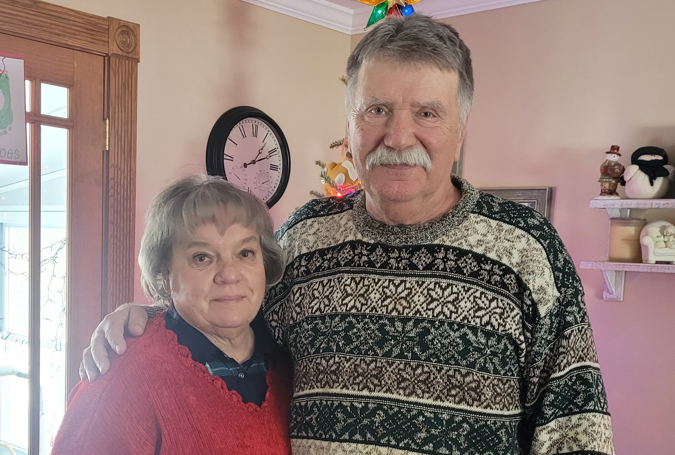 grateful patient Susan with her husband John